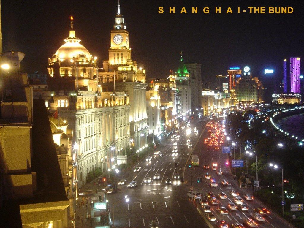 The Bund in Shanghai