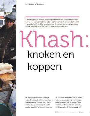 Armeense Khash in: Bouillon Magazine