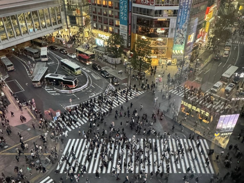 Zebrapad in Shibuya Tokio