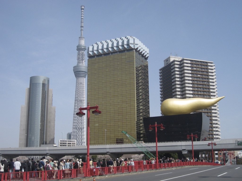 Asahi gebouw in Tokio