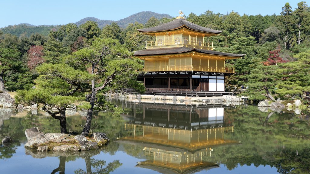 Gouden tempel in Kyoto