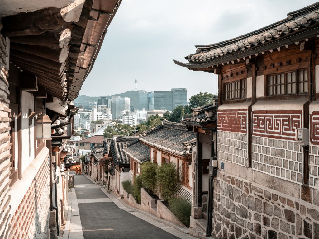 Straatje in Seoul